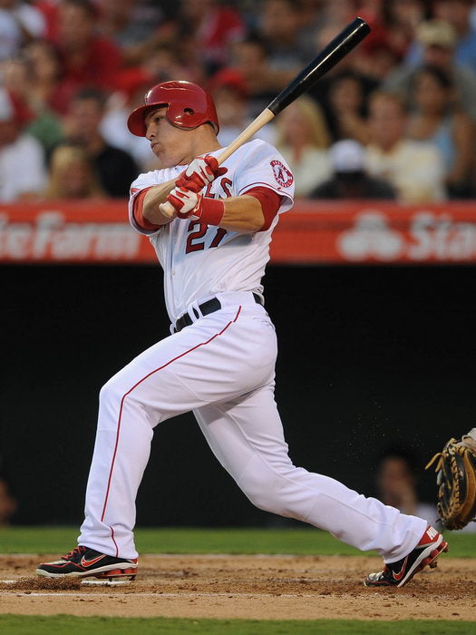 Mike Trout of Anaheim Baseball Sport Wall Art Print Poster