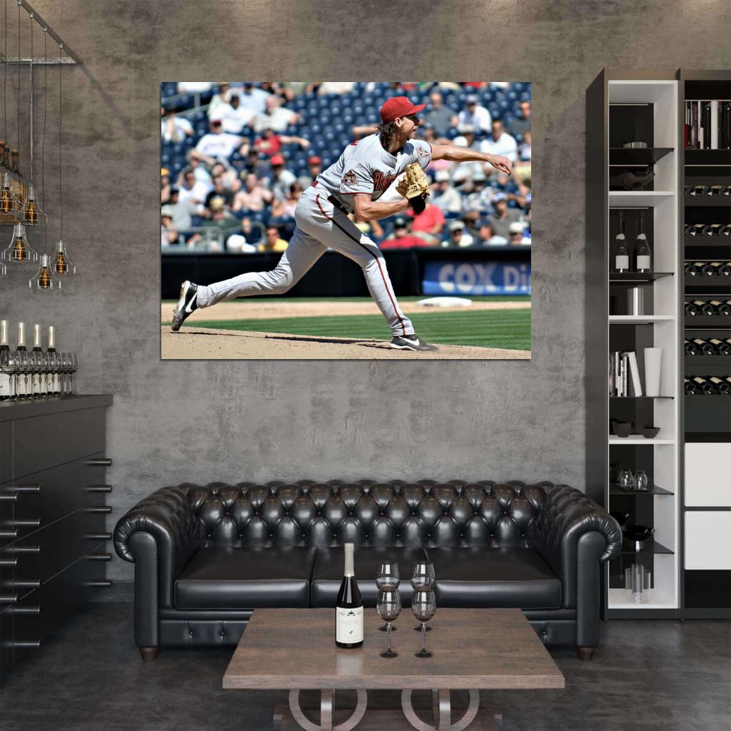 Randy Johnson Baseball Sport Wall Art Print Poster