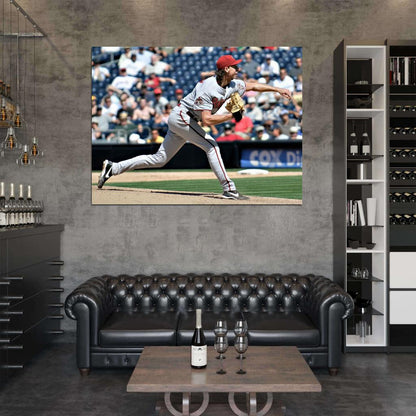 Randy Johnson Baseball Sport Wall Art Print Poster