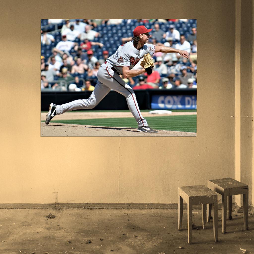 Randy Johnson Baseball Sport Wall Art Print Poster
