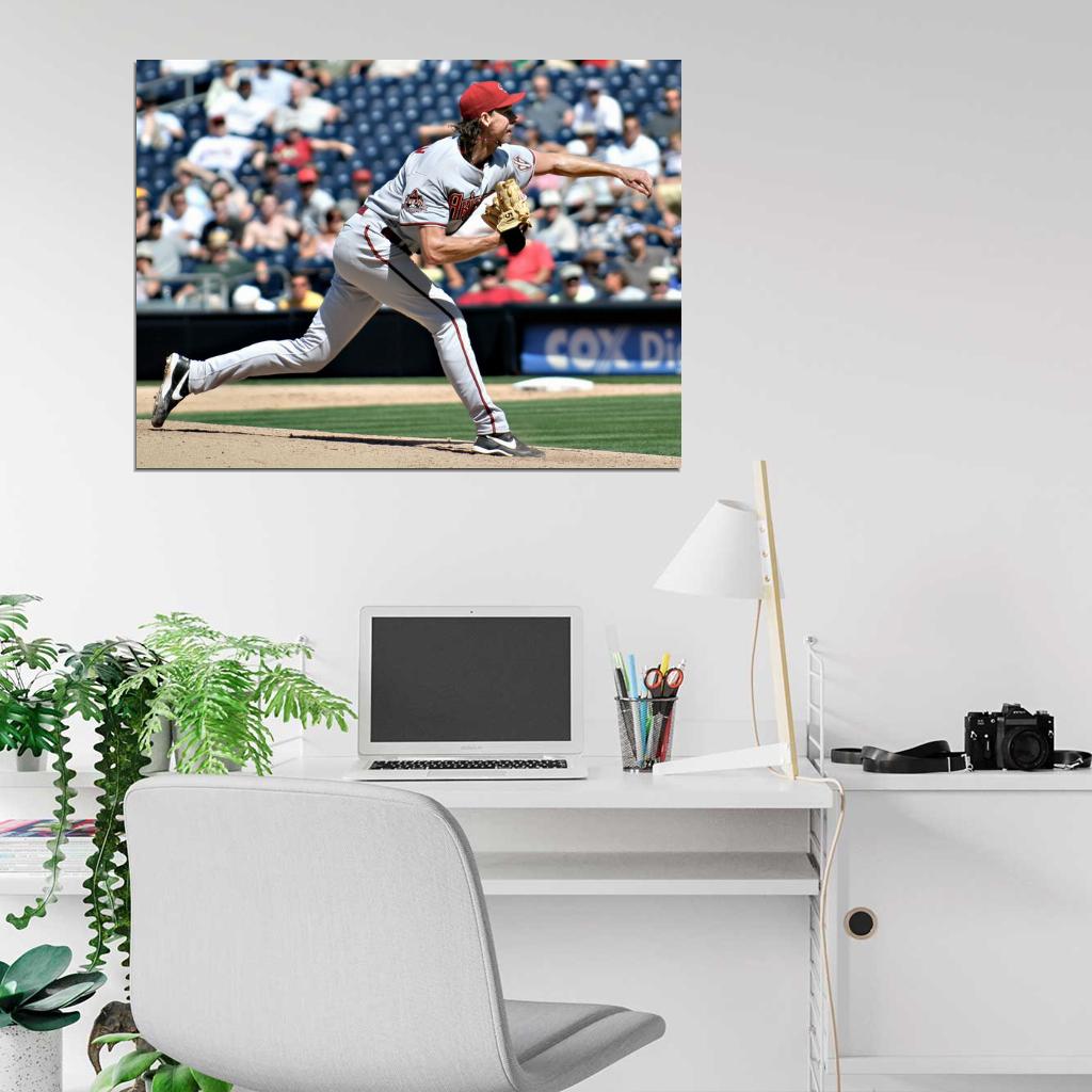 Randy Johnson Baseball Sport Wall Art Print Poster