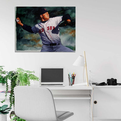 Roger Clemens Painting Art Baseball Sport Wall Art Print Poster