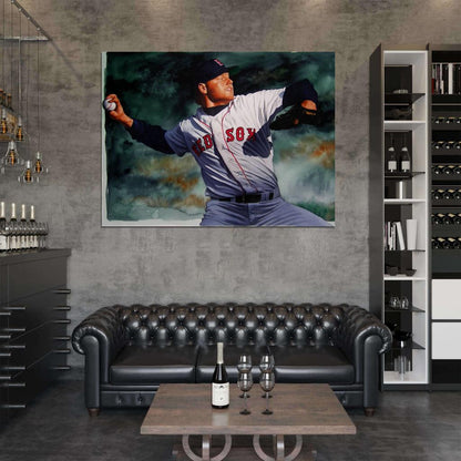 Roger Clemens Painting Art Baseball Sport Wall Art Print Poster