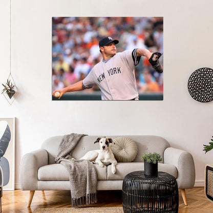 Roger Clemens Baseball Sport Wall Art Print Poster