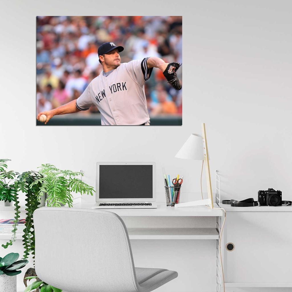Roger Clemens Baseball Sport Wall Art Print Poster