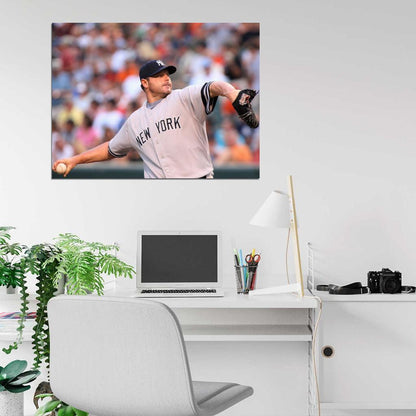 Roger Clemens Baseball Sport Wall Art Print Poster