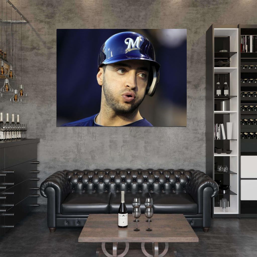 Ryan Braun Baseball Sport Wall Art Print Poster