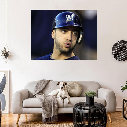 Ryan Braun Baseball Sport Wall Art Print Poster