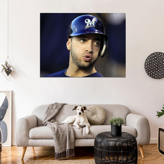 Ryan Braun Baseball Sport Wall Art Print Poster