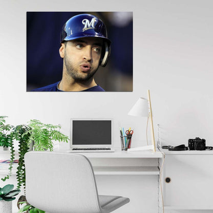 Ryan Braun Baseball Sport Wall Art Print Poster