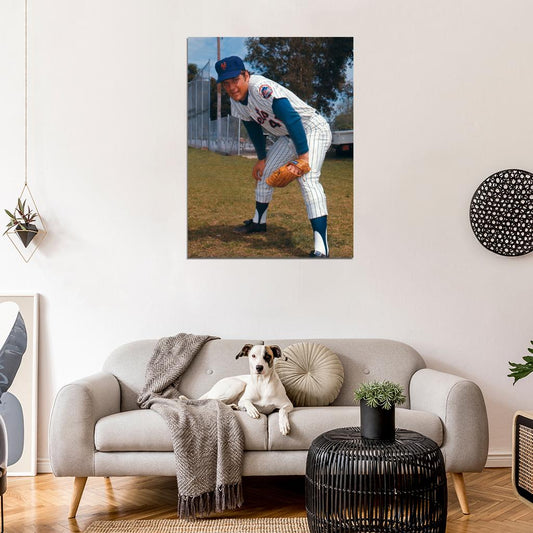 Tom Seaver Classic Baseball Sport Wall Art Print Poster