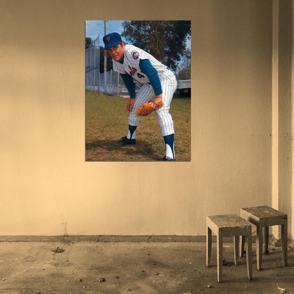 Tom Seaver Classic Baseball Sport Wall Art Print Poster