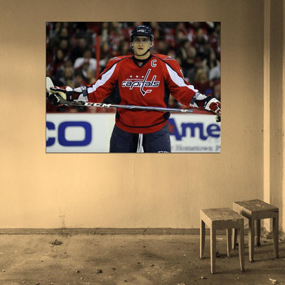 Alexander Ovechkin Hockey Sport Wall Art Print Poster