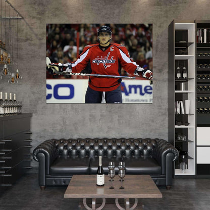 Alexander Ovechkin Hockey Sport Wall Art Print Poster
