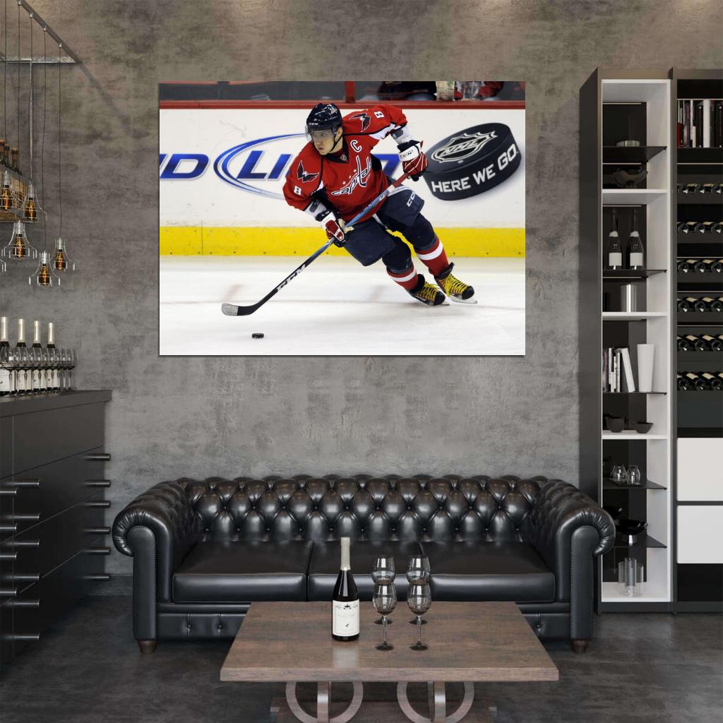 Alexander Ovechkin Hockey Sport Wall Art Print Poster