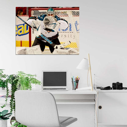 Antti Niemi Hockey Goaltender Sport Wall Art Print Poster