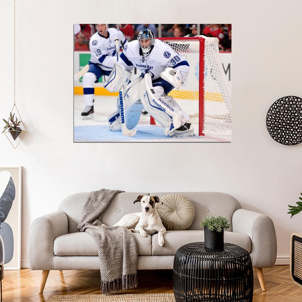 Ben Bishop Goaltender Hockey Sport Wall Art Print Poster