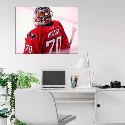 Braden Holtby Goaltender Hockey Sport Wall Art Print Poster