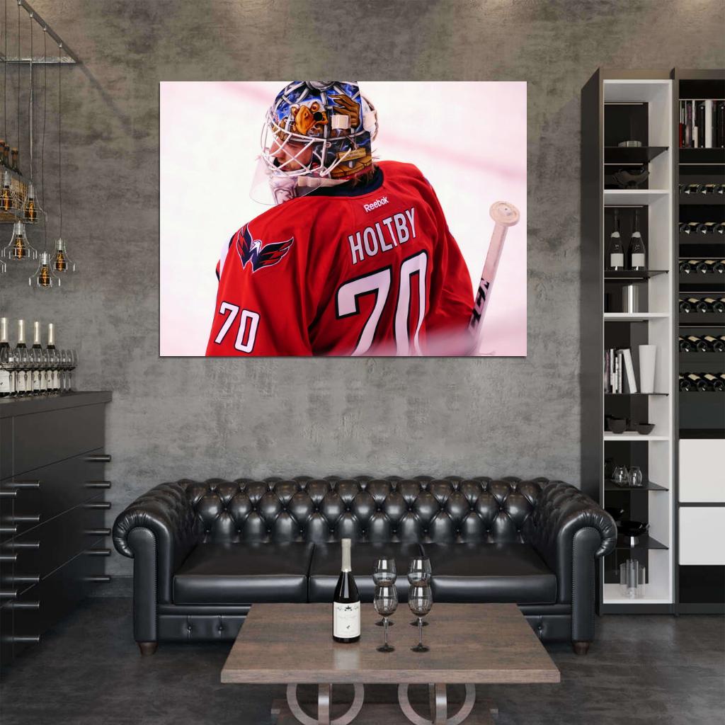Braden Holtby Goaltender Hockey Sport Wall Art Print Poster