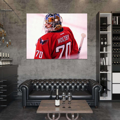 Braden Holtby Goaltender Hockey Sport Wall Art Print Poster