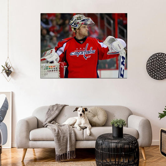 Braden Holtby Goaltender Hockey Sport Wall Art Print Poster