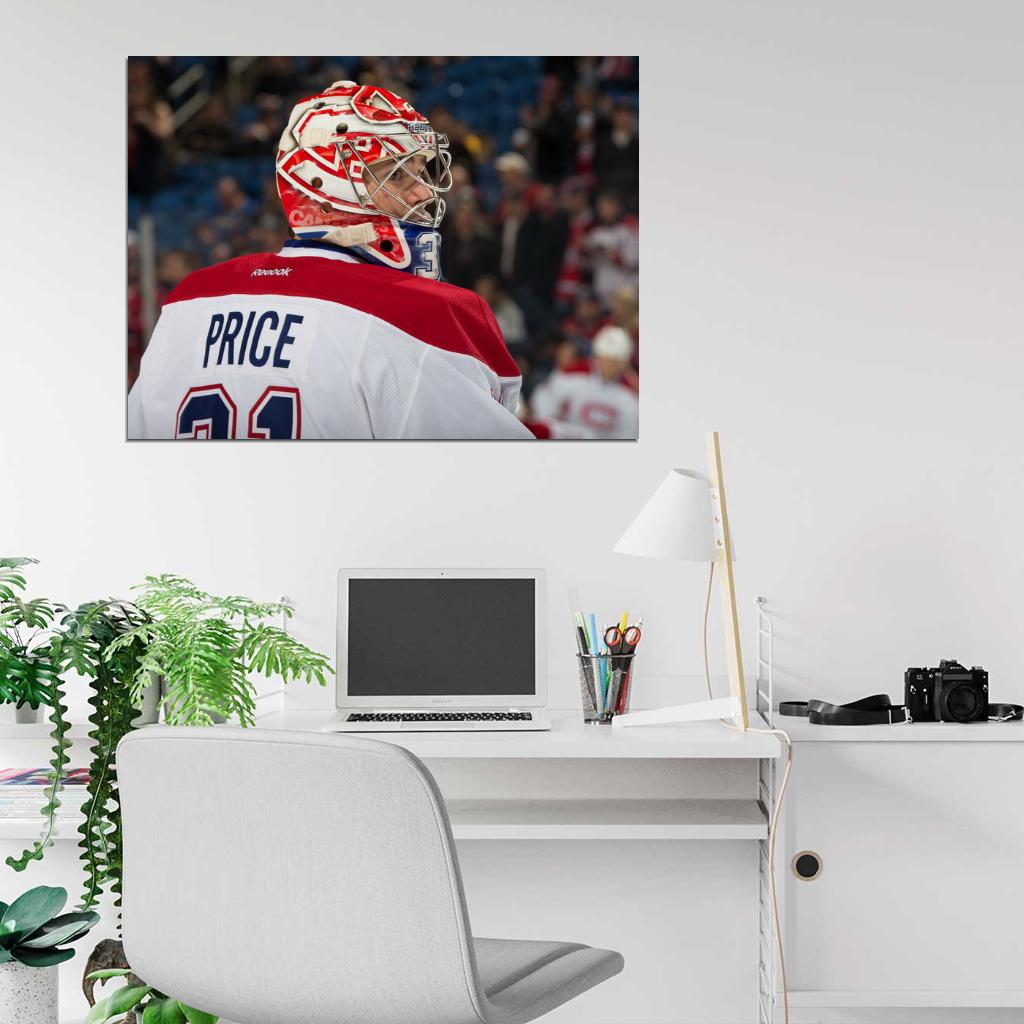 Carey Price Goaltender Hockey Sport Wall Art Print Poster