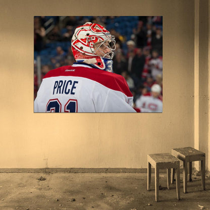Carey Price Goaltender Hockey Sport Wall Art Print Poster