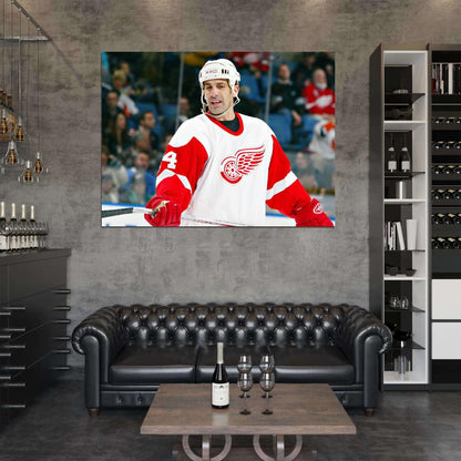 Chris Chelios Classic Hockey Sport Wall Art Print Poster