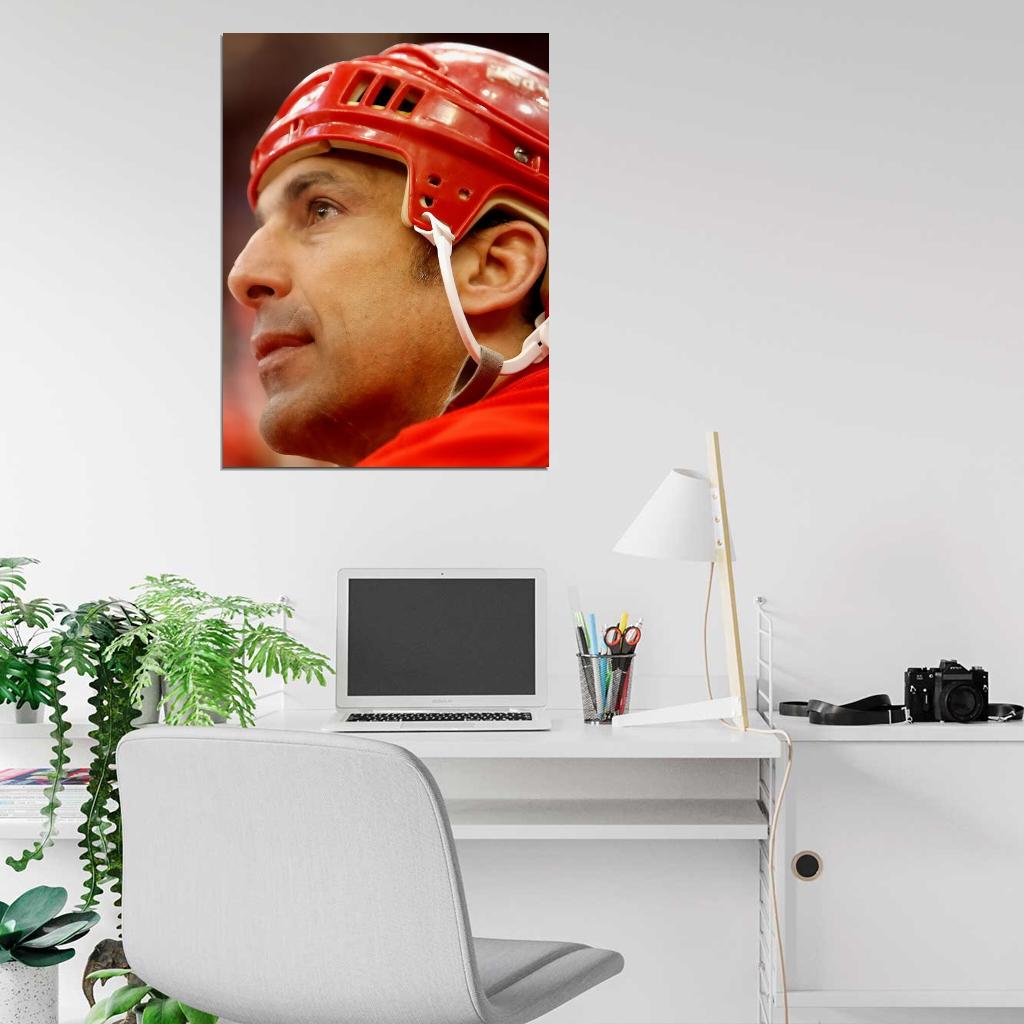 Christos Kostas Tselios Classic Hockey Sport Wall Art Print Poster