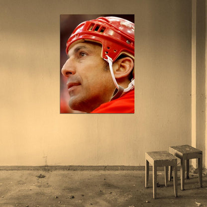 Christos Kostas Tselios Classic Hockey Sport Wall Art Print Poster