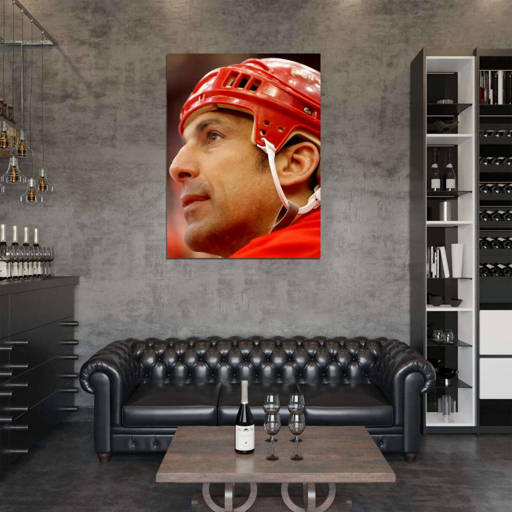 Christos Kostas Tselios Classic Hockey Sport Wall Art Print Poster