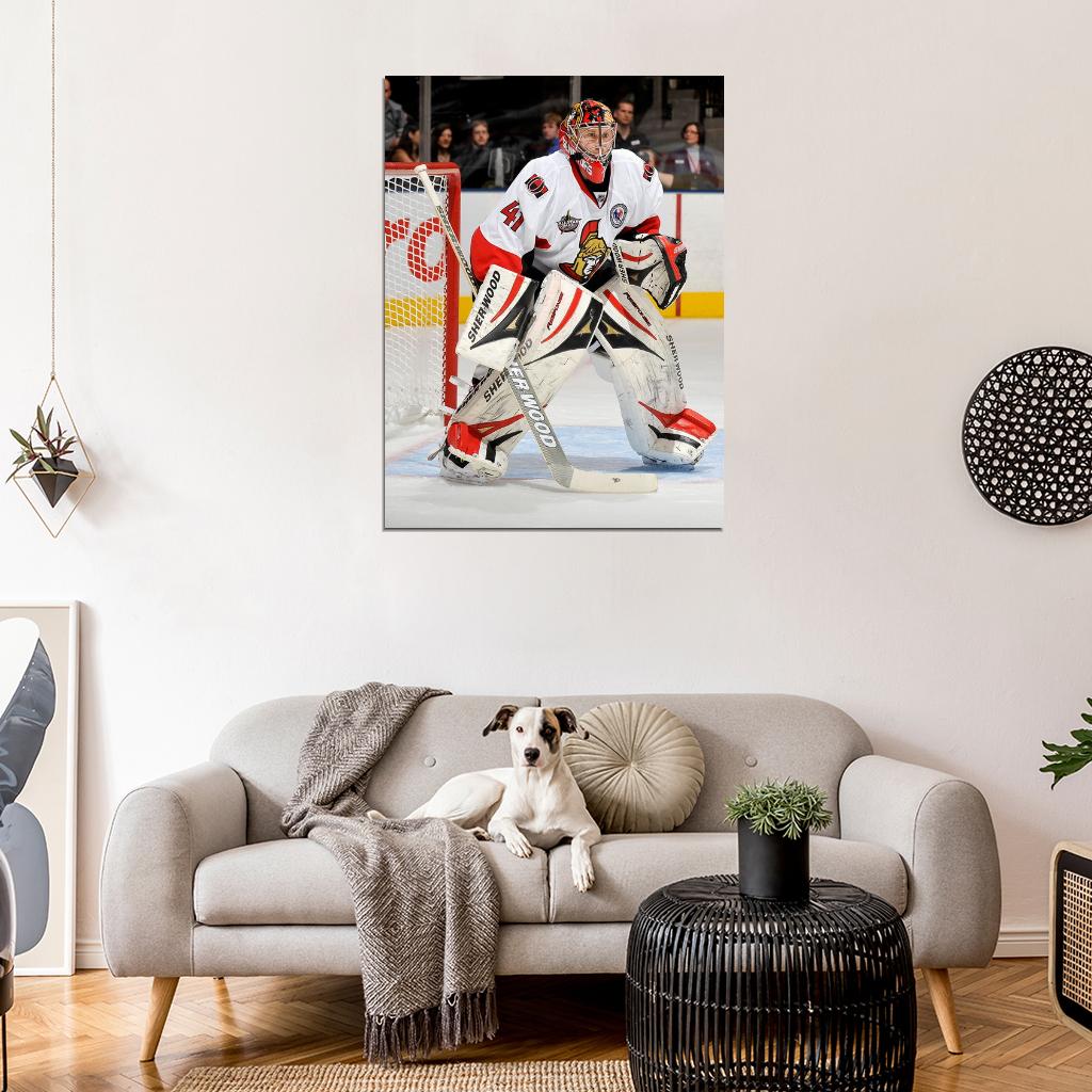 Craig Anderson Goaltender Hockey Sport Wall Art Print Poster