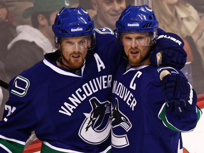Henrik Daniel Sedin Brothers Hockey Sport Wall Art Print Poster