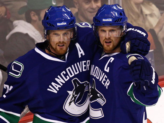 Henrik Daniel Sedin Brothers Hockey Sport Wall Art Print Poster