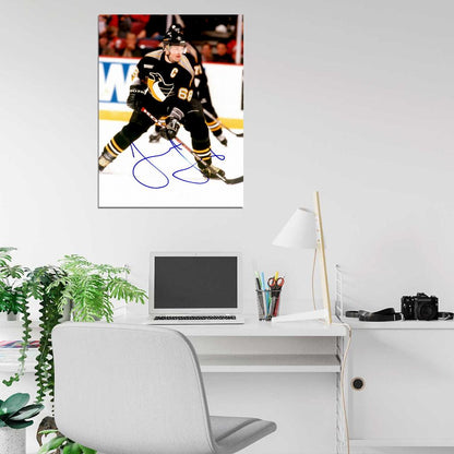 Darius Kasparaitis Signature Hockey Sport Wall Art Print Poster