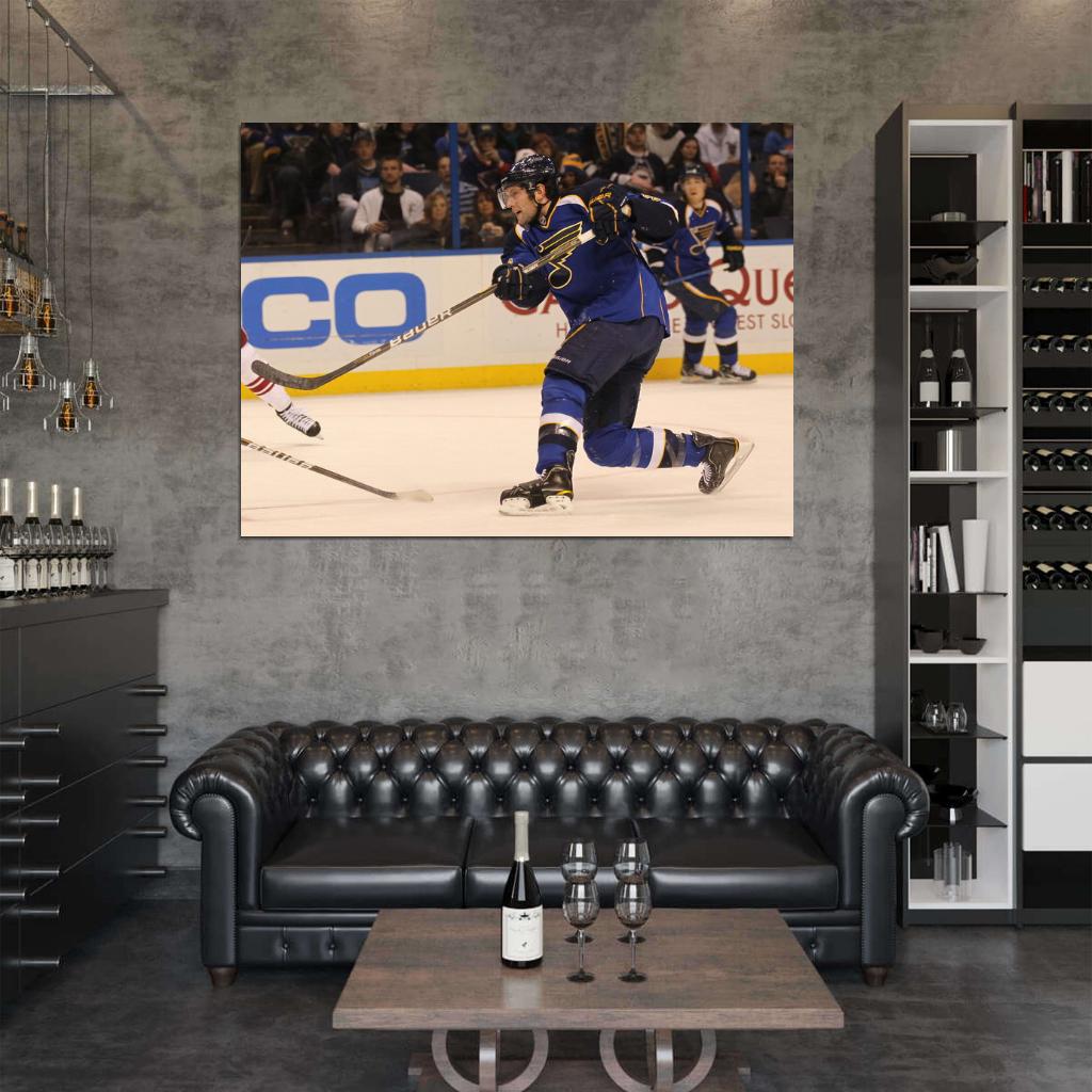 David Backes Hockey Sport Wall Art Print Poster