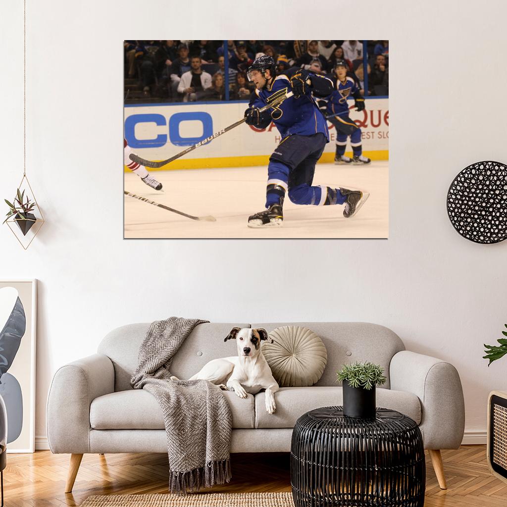 David Backes Hockey Sport Wall Art Print Poster