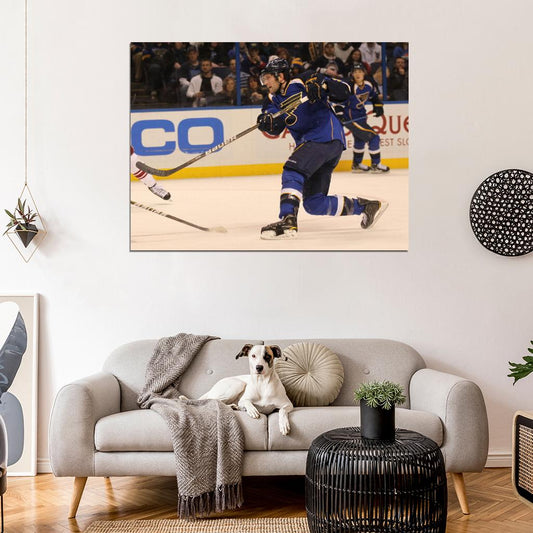 David Backes Hockey Sport Wall Art Print Poster