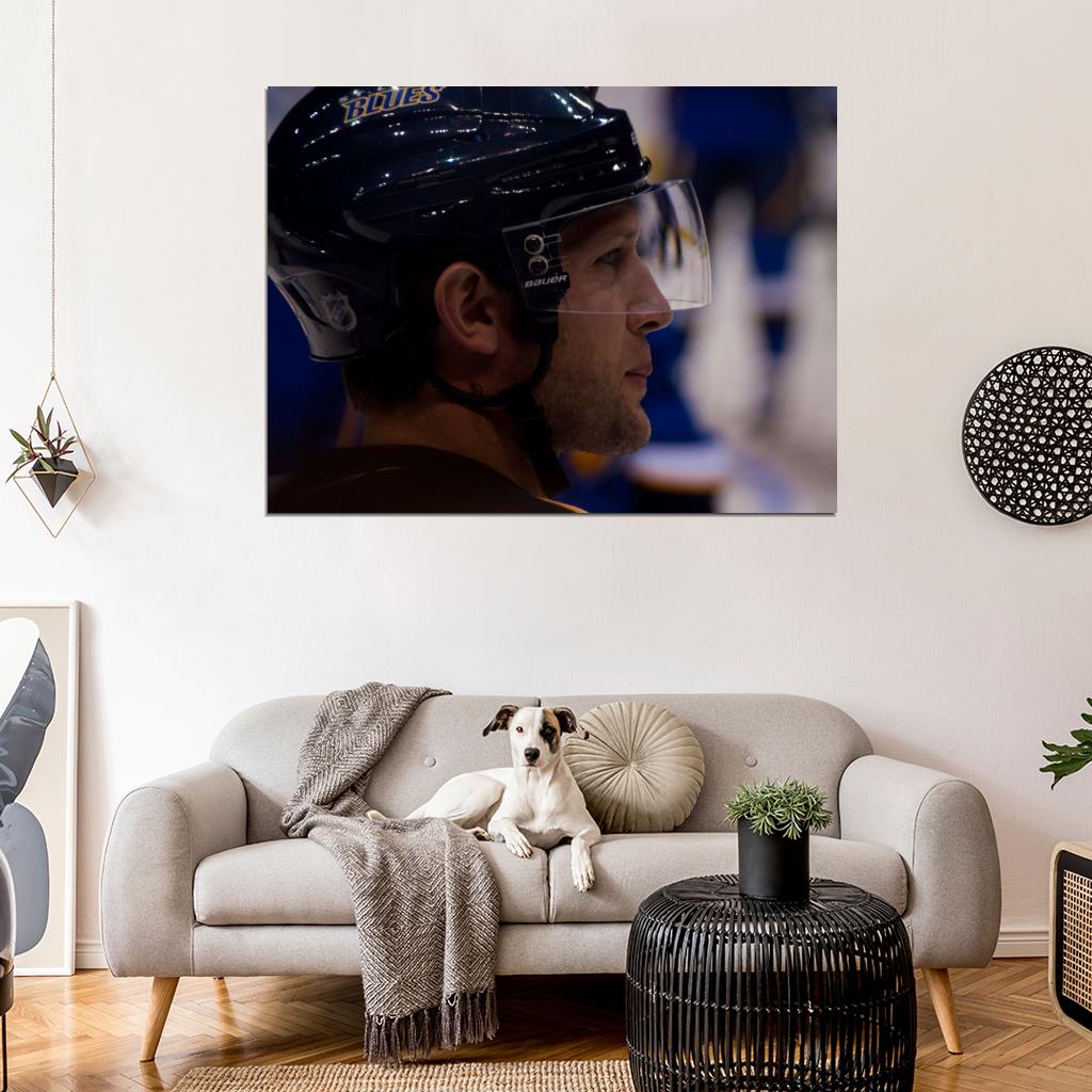 David Anthony Backes Hockey Sport Wall Art Print Poster