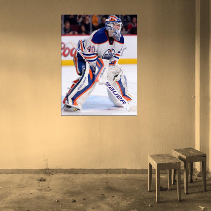 Devan Dubnyk Goaltender Hockey Sport Wall Art Print Poster