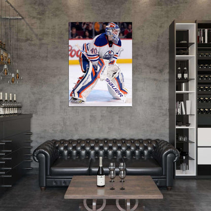 Devan Dubnyk Goaltender Hockey Sport Wall Art Print Poster