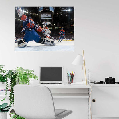 Devan Dubnyk Goaltender Hockey Sport Wall Art Print Poster