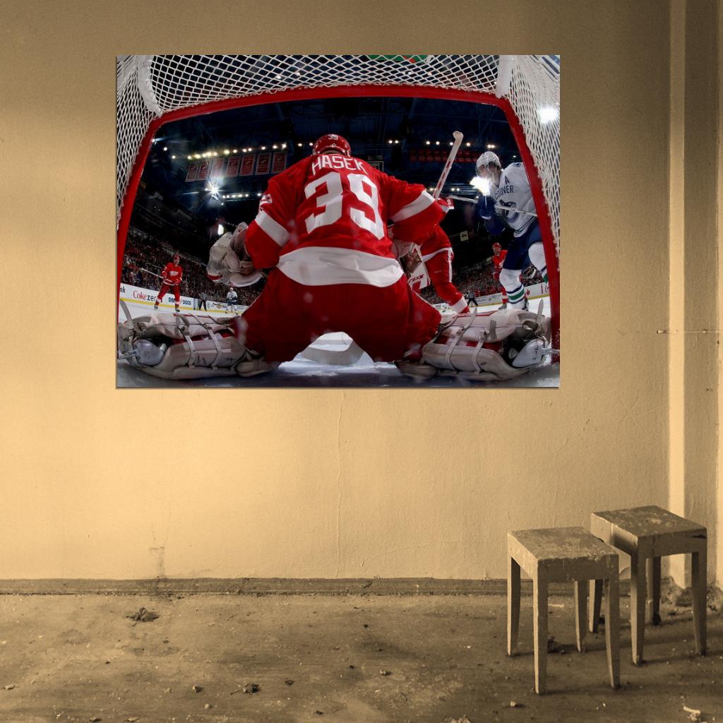 Dominik Hasek Goaltender Hockey Sport Wall Art Print Poster