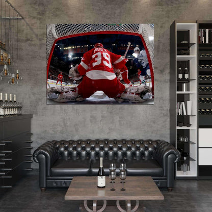 Dominik Hasek Goaltender Hockey Sport Wall Art Print Poster