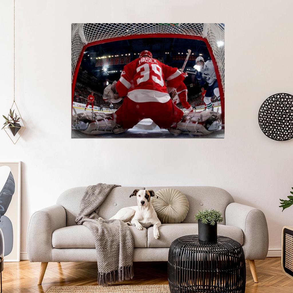 Dominik Hasek Goaltender Hockey Sport Wall Art Print Poster