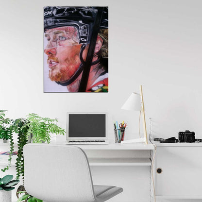 Duncan Keith Painting Art Hockey Sport Wall Art Print Poster