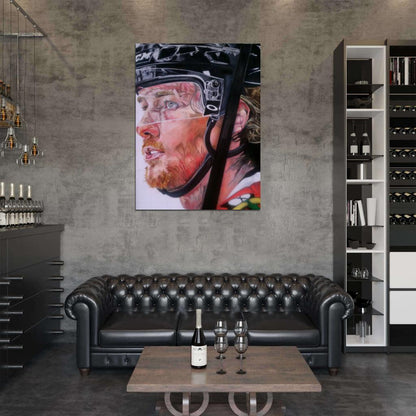 Duncan Keith Painting Art Hockey Sport Wall Art Print Poster