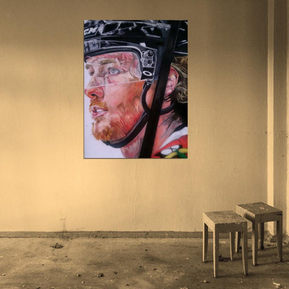 Duncan Keith Painting Art Hockey Sport Wall Art Print Poster