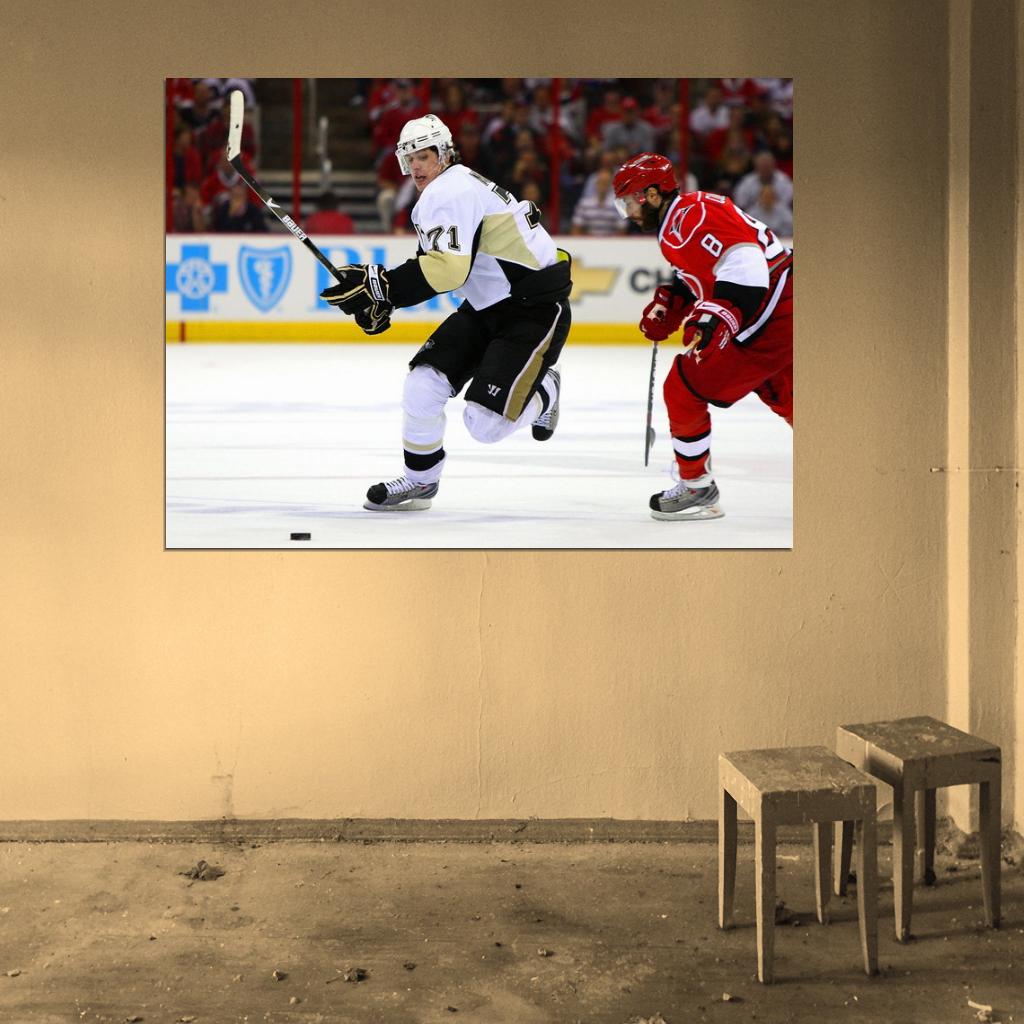 Evgeni Malkin Hockey Sport Wall Art Print Poster