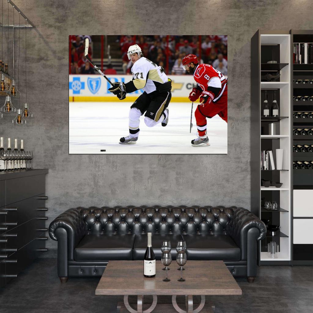 Evgeni Malkin Hockey Sport Wall Art Print Poster